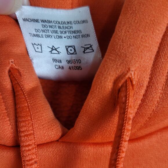 Under Armour hoodie orange and blue size Large Comfycore Athletic Dopamine - Picture 6 of 6